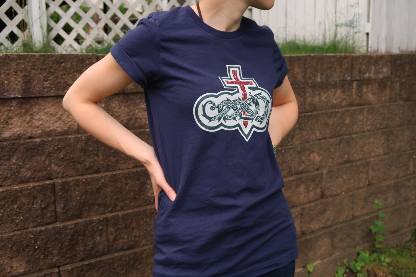 Slay Your Dragons t-shirt, front logo + back text