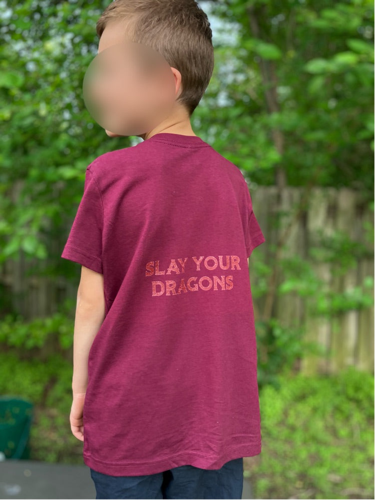 Slay Your Dragons Youth Short Sleeve T-Shirt