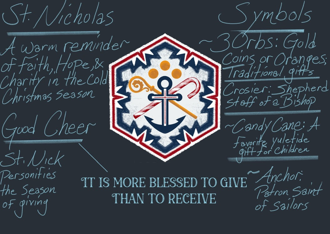 St. Nicholas t-shirt, light