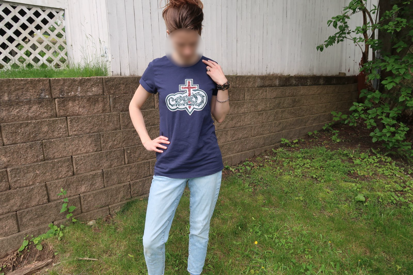 Slay Your Dragons t-shirt, front logo + back text