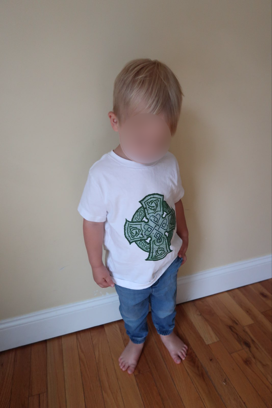 Emerald Isle Cross Toddler Short Sleeve Tee